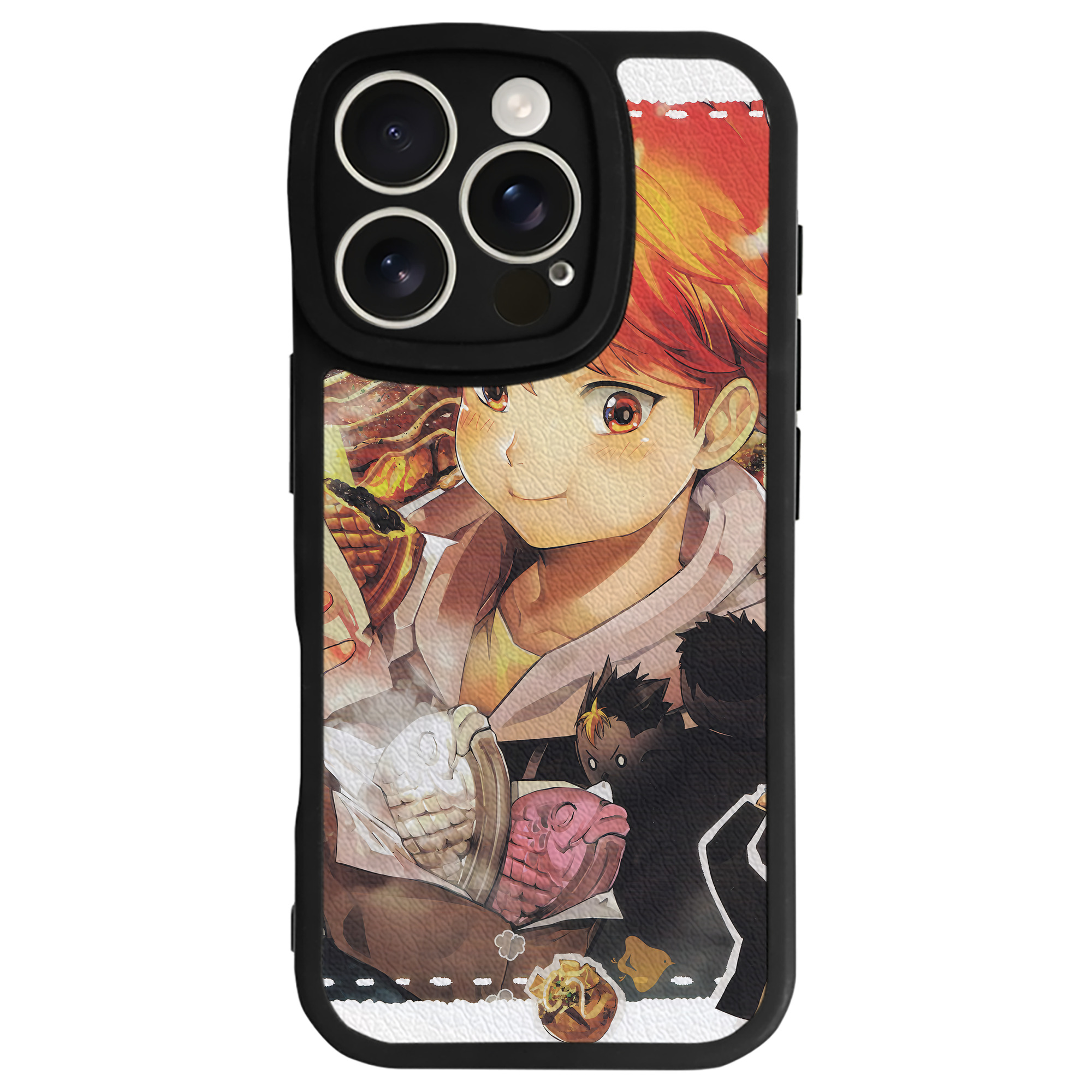 （画像用） ハイキュー!! Haikyu!! 【iPhone 16シリーズ対応】シリコンスマホケース（レザー調） 材質：シリコン